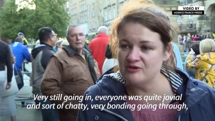 In Edinburgh, people describe 'surreal' moment of paying respects to Queen's coffin