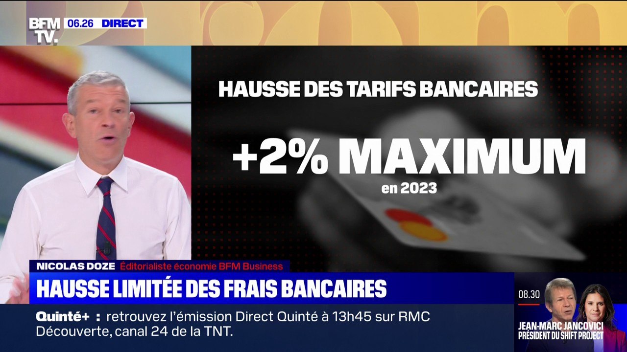 La hausse des frais bancaires ne dépassera pas 2% en 2023