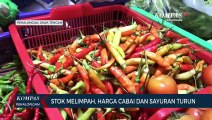 Stok Melimpah, Harga Cabai dan Sayuran Turun