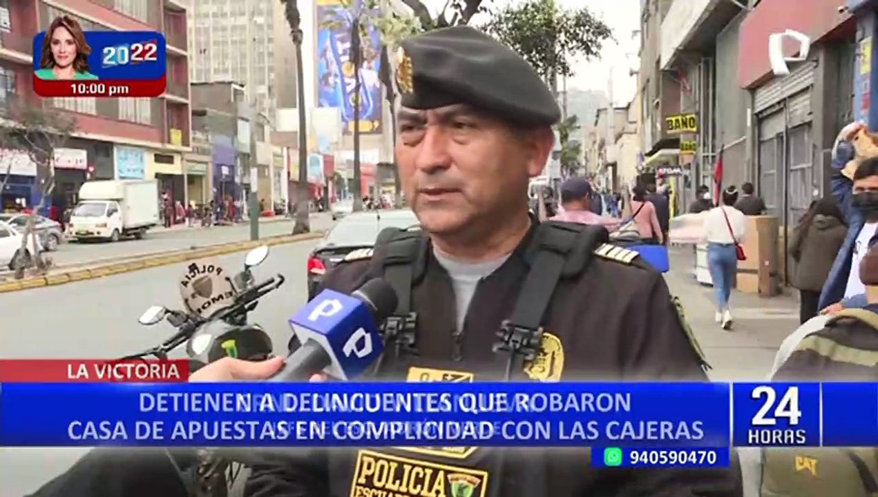 PNP frustra asalto a casa de apuestas: ladrón acusa a cajeras de ser cómplices de asalto