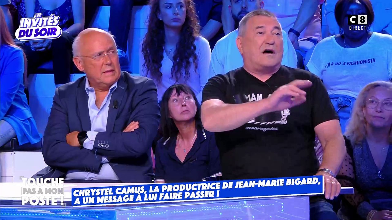 Jean-Marie Bigard répond dans TPMP à sa productrice Crystel Camus qui l'accuse d'avoir rompu le contrat pour un spectacle avec Dieudonné : "Prépare toi, tes 14 millions tu vas te les prendre dans le c*l !"