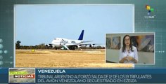 Tribunal argentino ordena liberación de 12 tripulantes del avión venezolano retenido