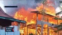 Tiga Rumah Terbakar, Satu Orang Tewas