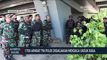 1.700 Aparat TNI Polri Disiagakan Menjaga Unjuk Rasa