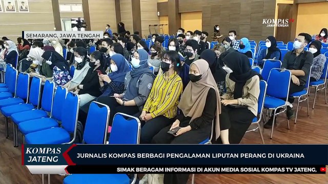 Jurnalis Kompas Berbagi Pengalaman Liputan Perang di Ukraina