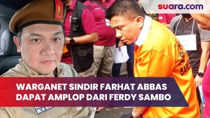 Warganet Sindir Farhat Abbas Dapat Amplop dari Ferdy Sambo