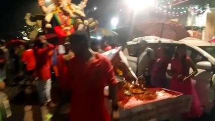Mumbai santacruz sen Nagar ganpati Murti visarjan 2022
