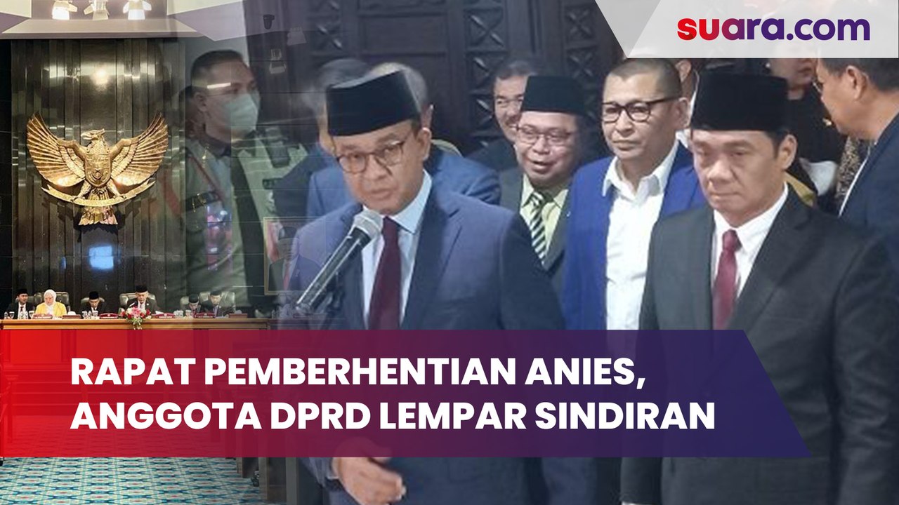 Rapat Pemberhentian Anies Baswedan, Anggota DPRD Fraksi PDIP Lempar Sindiran