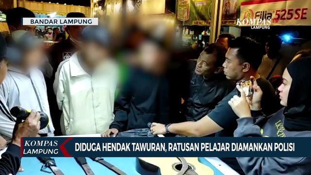 Diduga Hendak Tawuran, Ratusan Pelajar Diamankan Polisi