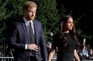 Duke and Duchess of Sussex ‘joined senior royals as they united in grief around Queen Elizabeth’s coffin’