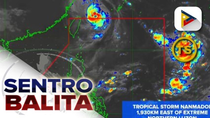 Bagyong Nanmadol, lumakas at isa nang tropical storm