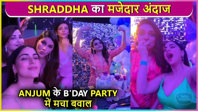 Shraddha Arya Fun Masti With Shakti Arora At Anjum Fakih's Birthday Party | Inside Video