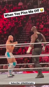 Don’t Piss Omos Off #WWE #omos #dominate