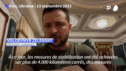 Ukraine: les mesures de stabilisation "terminées sur 4.000 km2 de terres libérées" (Zelensky)