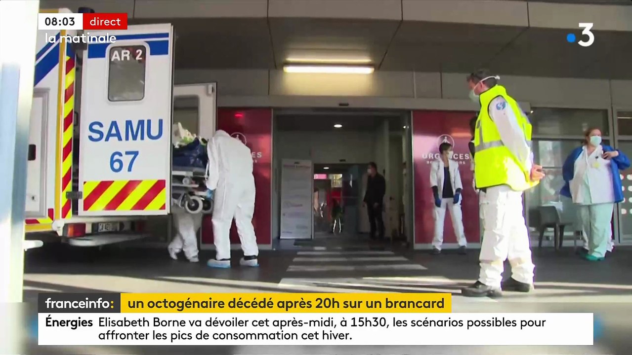 Un patient est mort aux urgences des hôpitaux universitaires de Strasbourg après avoir attendu une vingtaine d’heures sur un brancard - VIDEO
