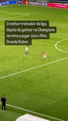 Rúben Amorim com o filho