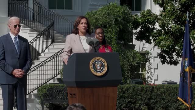 WASHINGTON - ABD Başkanı Joe Biden Enflasyonu Düşürme Yasası kutlama programında