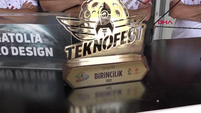 ÜNİVERSİTELİLERİN 'SAVAŞAN İNSANSIZ HAVA ARACI', TEKNOFEST'TE BİRİNCİ OLDU