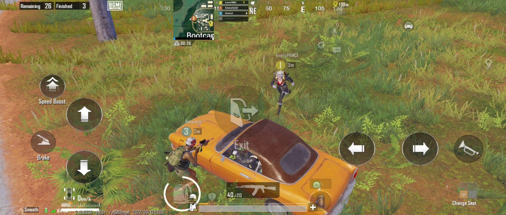 Trying to jumping on car