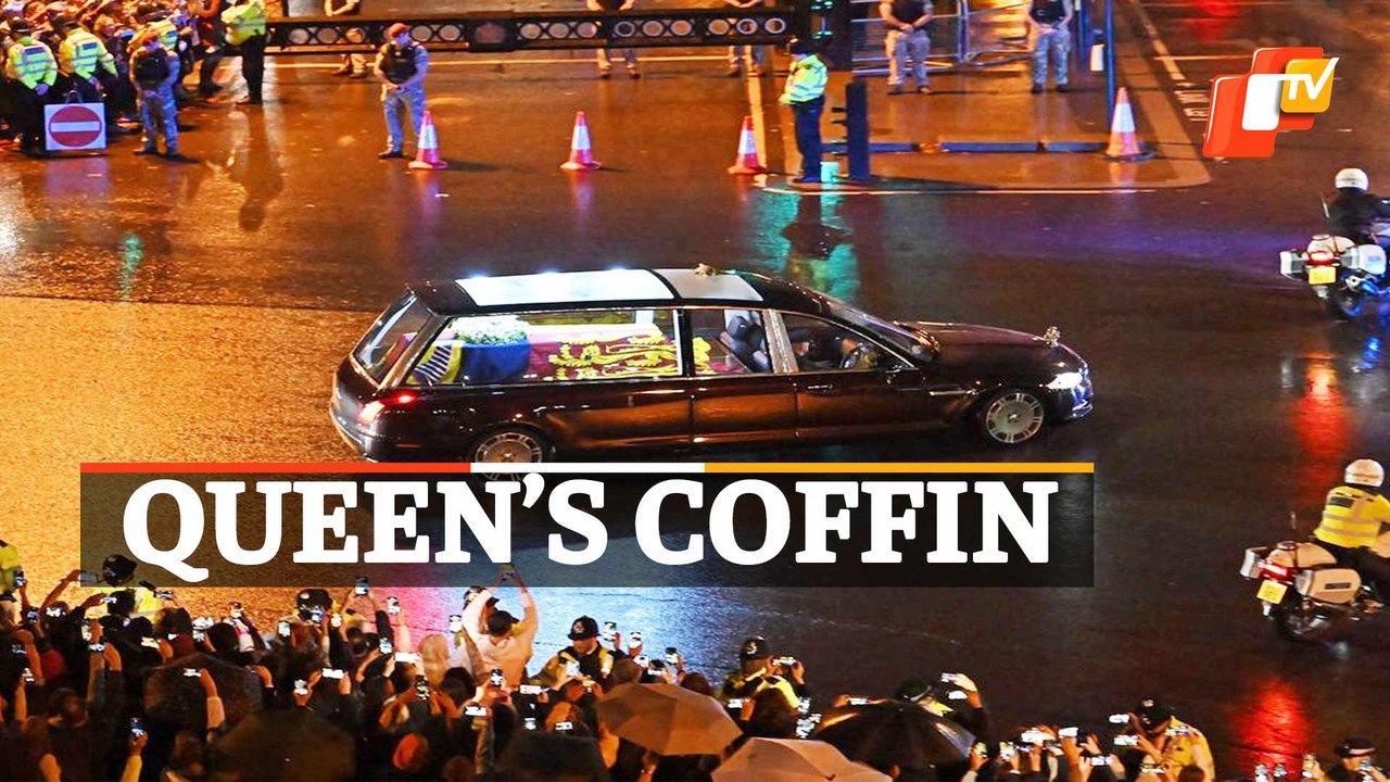 Watch: Queen Elizabeth II’s Coffin Lands In London For Final Night At Buckingham Palace