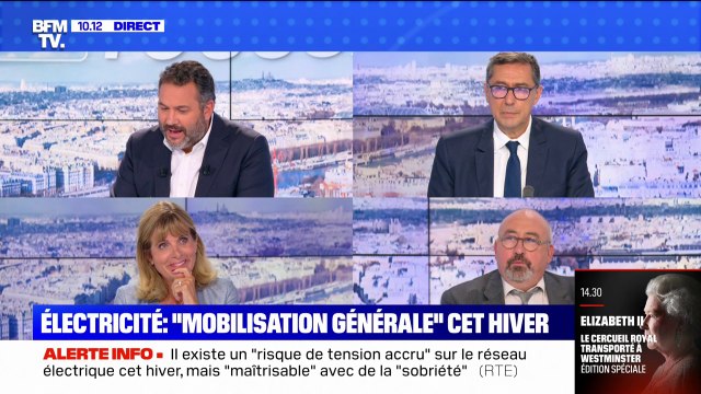 Selon RTE, il existe un risque de tension accru sur le réseau électrique cet hiver mais maîtrisable avec de la sobriété