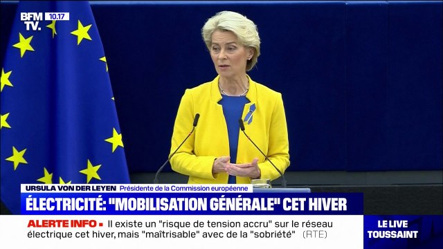 Ursula von der Leyen: Nous allons lancer une réforme en profondeur du marché de l'électricité