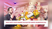 Rohit Shetty Visits Andheri Cha Raja For Ganpati Celebration 2022