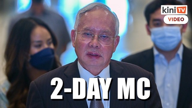 Najib given 2-day MC, still warded at HKL