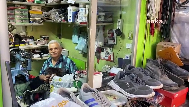 Ayakkabıcı Kaymaz: Vatandaş eskiyi tamir ettiriyor