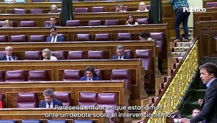 Errejón resume en dos minutos el "intervencionismo" de la derecha: "La diferencia es a favor de quién"