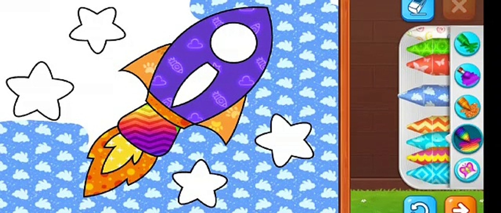 LET'S COLOR A ROCKET: Fun Activity to Do with Kids
