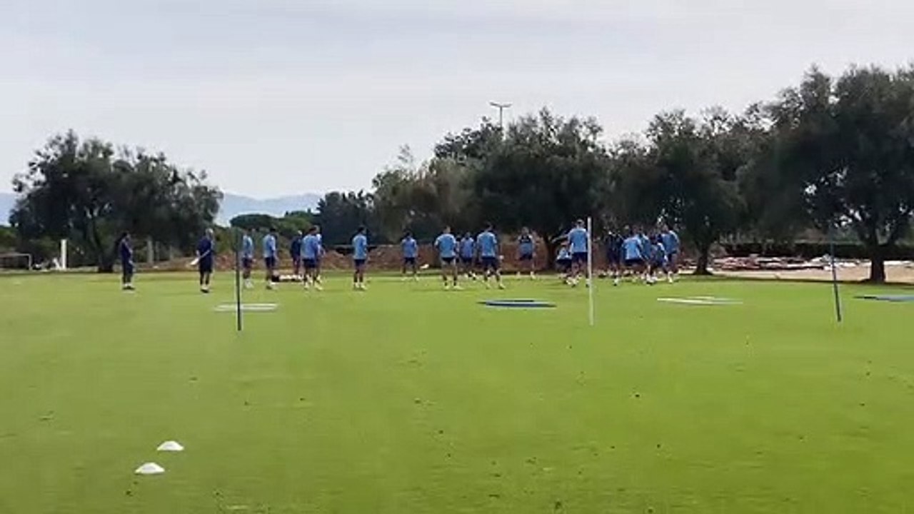 Midtjylland - Lazio, rifinitura a Formello