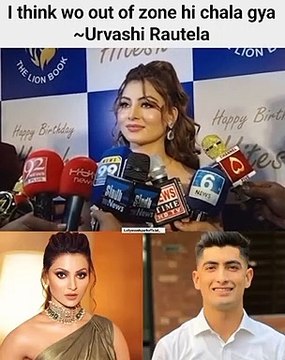 Urvashi Rautela issues clarification over viral video with Naseem Shah