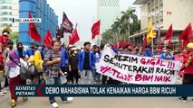 Aksi Tolak Kenaikan Harga BBM, Aliansi Ojol Purwakarta Dorong Motor Menuju Kantor DPRD!