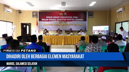 Divisi Humas Polri Gelar Focus Group Discussion Kontra Radikalisme Teroris Di Polres Maros Sulawesi Selatan
