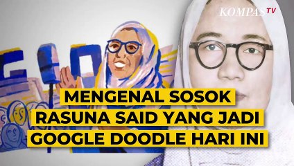 Muncul Sosok Rasuna Said di Google Doodle Hari Ini, Begini Profilnya