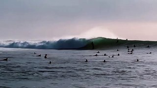 Barrel Barrelling life / Drone Footage / Indonesia  Ocean Padang / Padang Riding Sea Surf