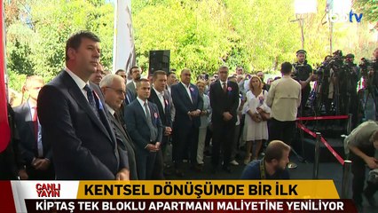 İmamoğlu ''değişimin anıdır'', ''yeni bir dönemin başlangıcı'' diyerek müjdeyi verdi