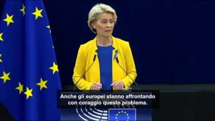 Von der Leyen: ridurre consumi elettricità farà calare prezzi