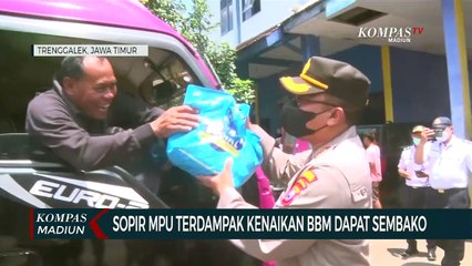Sopir MPU Terdampak Kenaikan BBM Dapat Sembako
