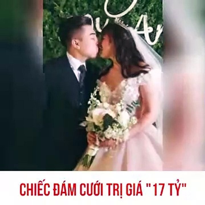 Video đám cưới đẹp như mơ vụ 17 tỉ đồng: Chú rể điển trai, cười tươi khi sánh bước cùng vợ