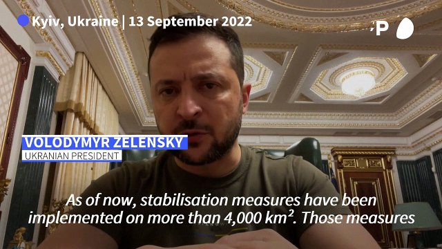 'Stabilisation measures' completed in over 4,000 square km: Zelensky