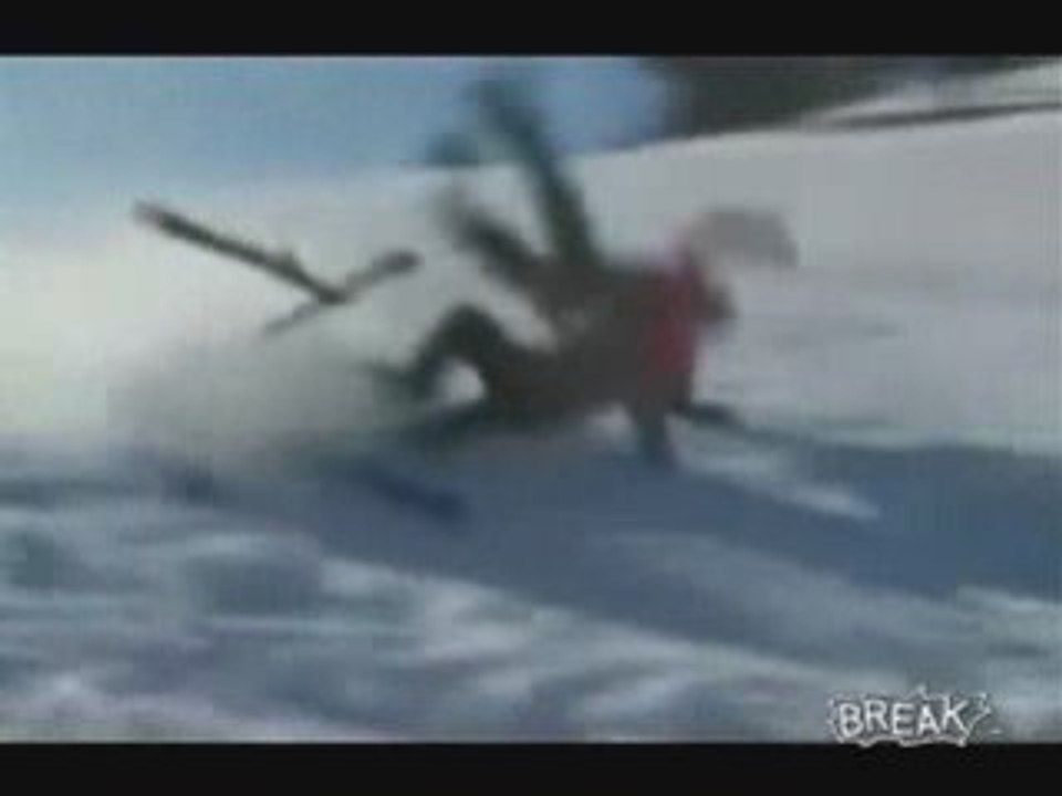 Ski Jump Knee Meets Face