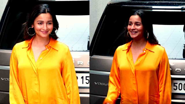 Pregnant Alia Bhatt recently gets clicked at Dharma Office| Alia Flaunts Baby Bump| FilmiBeat