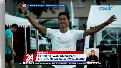 EJ Obiena, wagi ng isa pang gintong medalya sa Switzerland | 24 Oras