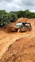 Car off road challenge on the danger road #car #shorts ep (1167)