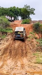 Car off road challenge on the danger road #car #shorts ep (1168)