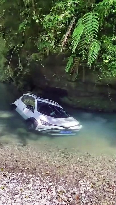 Car off road challenge on the danger road #car #shorts ep (1169)