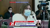 P2.31-B panukalang pondo ng OVP para sa susunod na taon, lusot na sa House Committee on Appropriations | 24 Oras