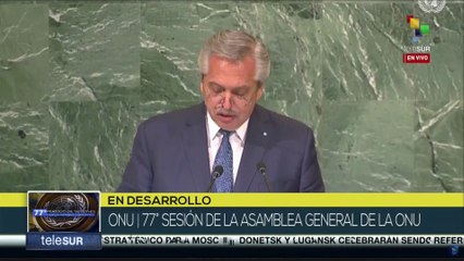 Argentina reclama el cambio de paradigmas que sostienen el actual orden financiero internacional